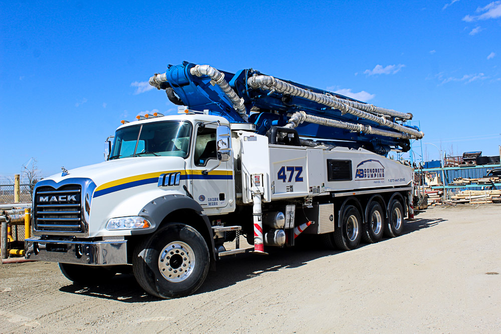 47-5m Boom Pump - A&B Concrete Pumping Ltd.